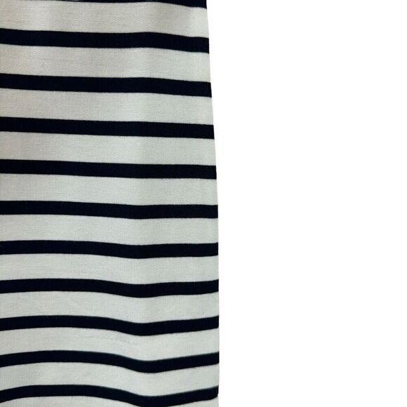J Jill Medium Top Striped Pullover Black & White Long Sleeve Womens - Picture 14 of 16